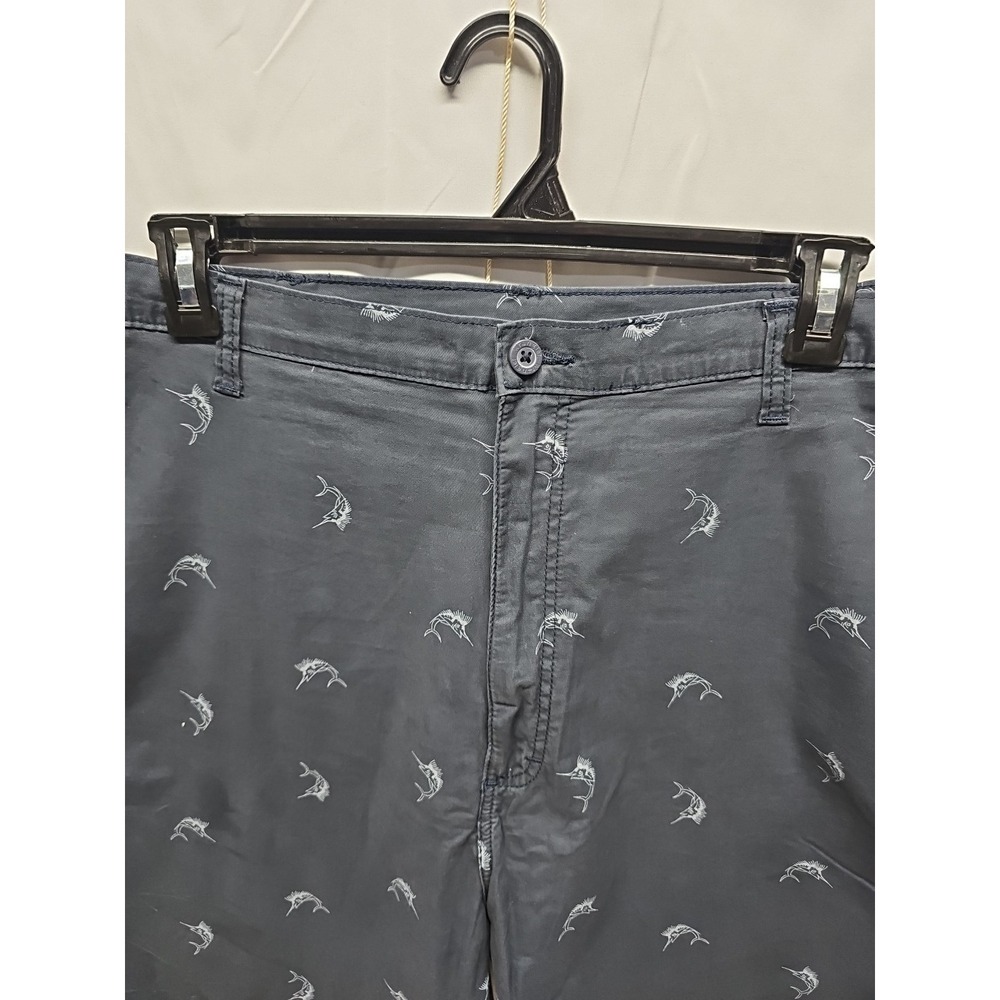 Wrangler Mens Gray Sailfish Casual Cotton Stretch Pockets Chino Short Size 42 - Picture 5 of 12